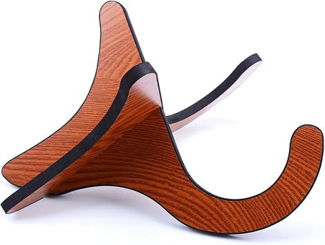 Ukulele Wood Folding Portable Stand for Mandolins and Violins
