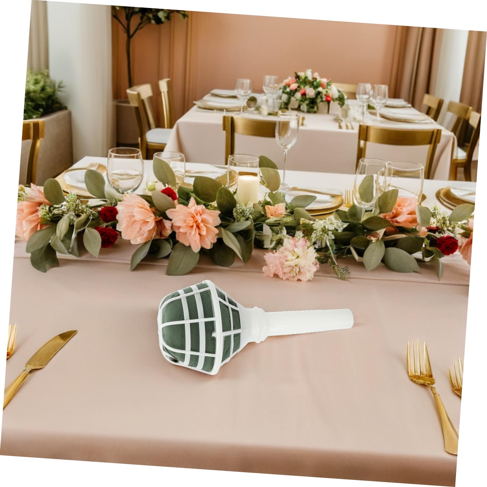 NUOBESTY 18pezzi Supporto per Bouquet da Matrimonio con Interna Base per Composizioni Floreali da Cerimonia Leggero e Facile da Installare