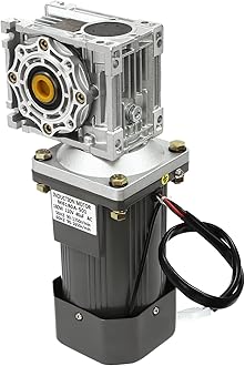 Electric Gear Motor 180W AC 60HZ 90-1650r/min/50HZ 90-1350r/min 50K Worm Gear Reducer Gearbox 35NM Torque with Speed Controller Powerful Electric Motor