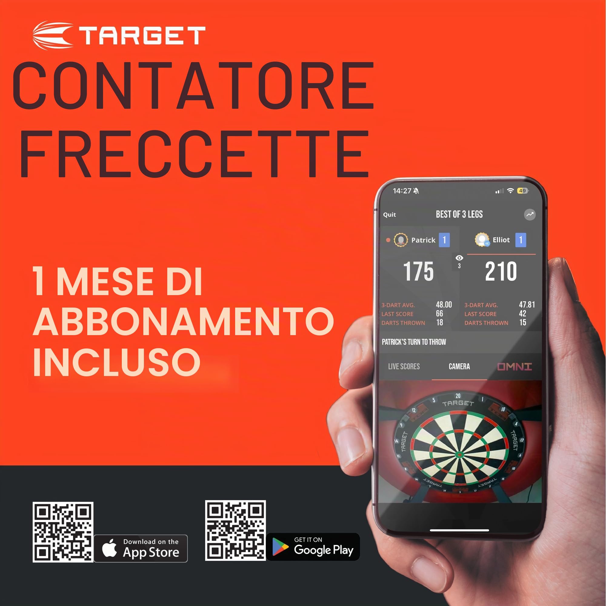 Target Darts Stephen Bunting 95K Set Dardi in Acciaio Swiss Point, 18G/22G/23G | Alette e Aste Kflex, The Bullet Player Edition Freccette al 95% di Tungsteno, Punte DX Dorate Ricambio Portachiavi