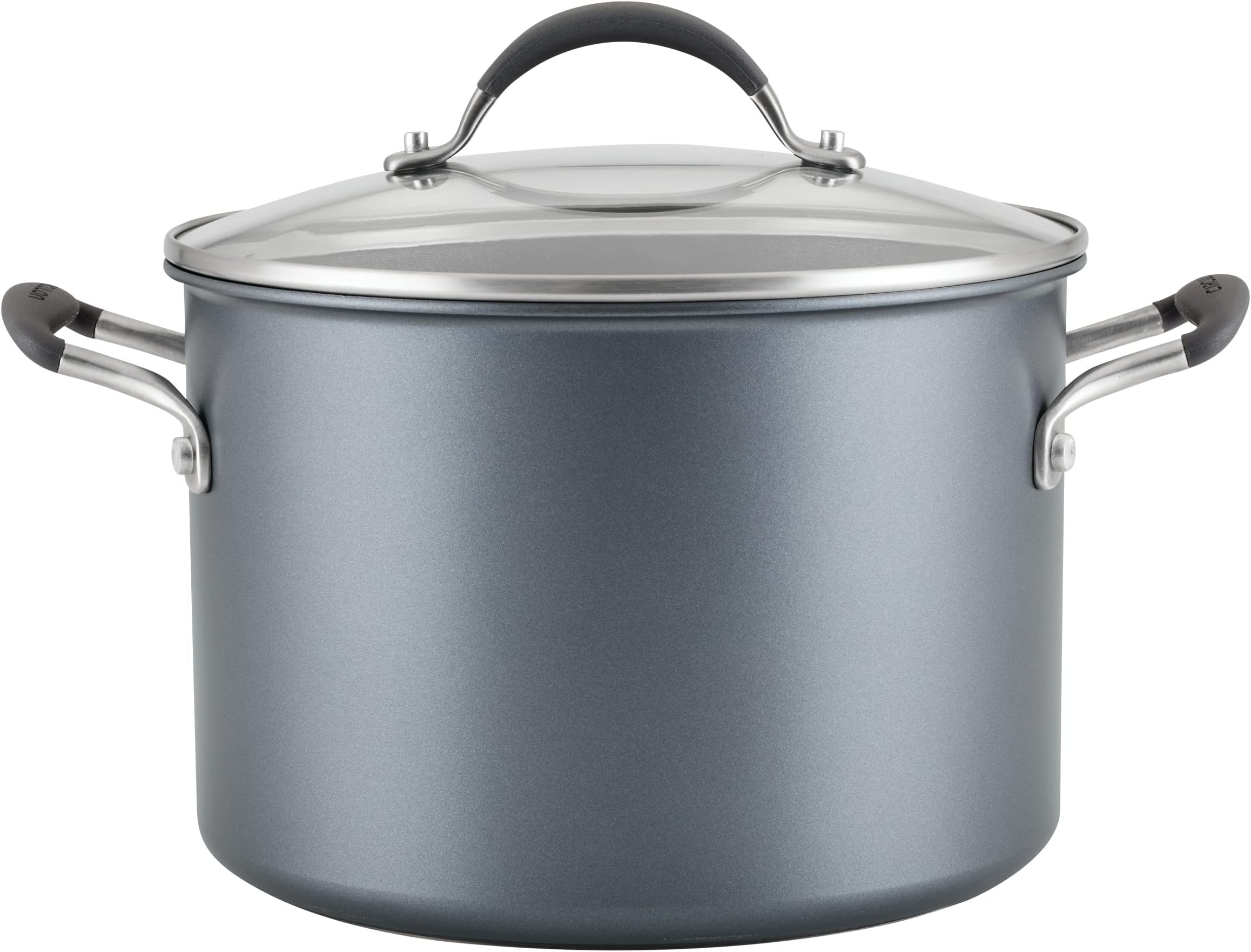 A1 Series with ScratchDefense Technology Nonstick Induction Stockpot with Lid, 8 Quart, Graphite