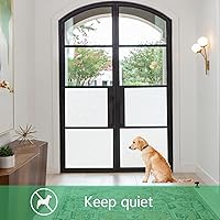 Vista 6 de Película de privacidad para ventana, vidrio esmerilado, bloqueo de calor y rayos UV, adherencia estática, película para glaseado de ventana