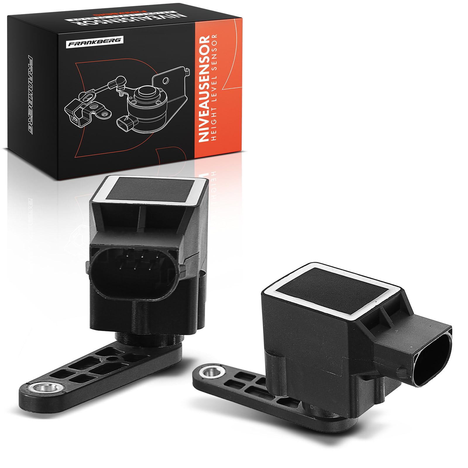 Frankberg 2 capteurs de hauteur pour suspension pneumatique, essieu | arrière Compatible avec: X5 E53