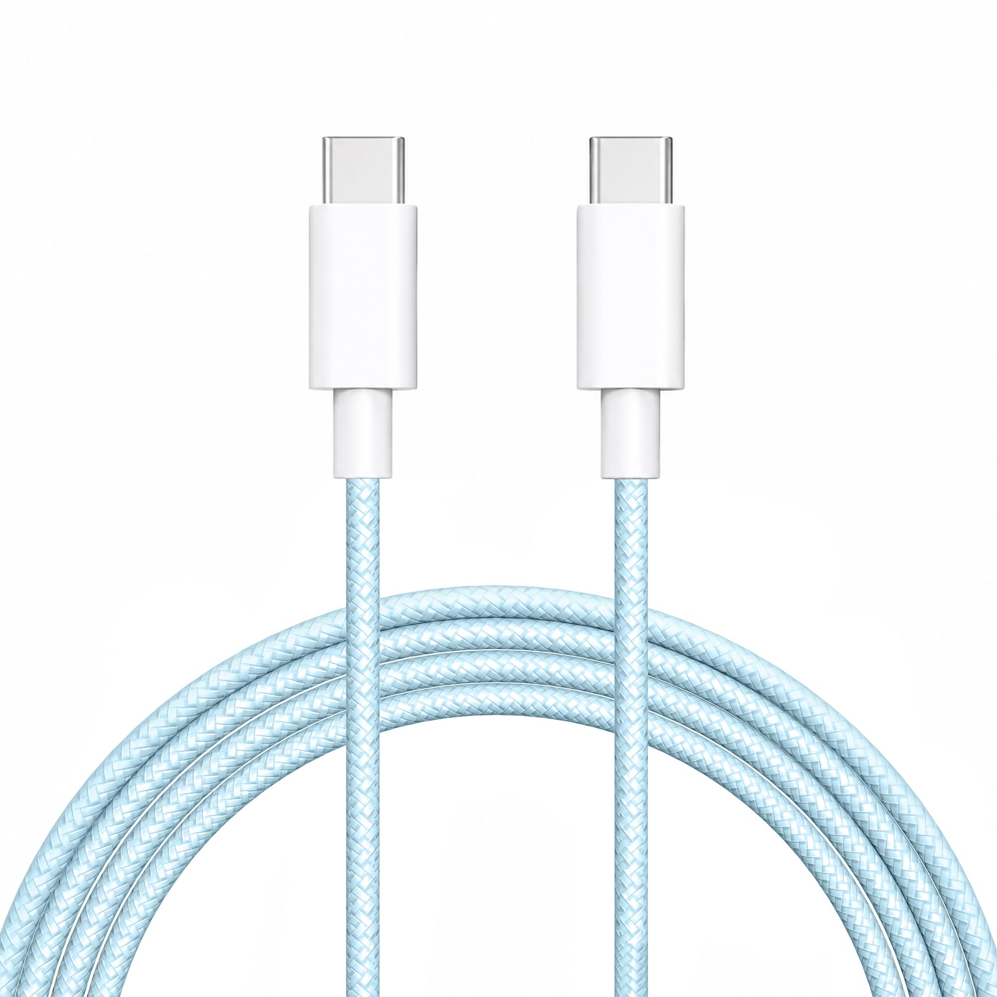 Sounce 65W USB-C to USB-C Braided Cable 1.5M | PD & PPS Fast Charging & High Speed Data Sync | Tangle Free | Compatible with All Type-C Enabled Devices | Blue-picture-21