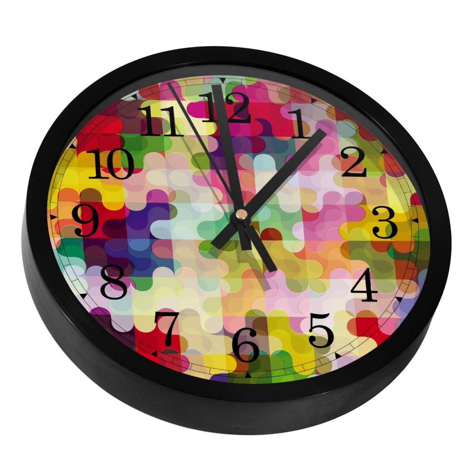 Horloge murale sans tic-tac fonctionnant à piles pour un calme absolu