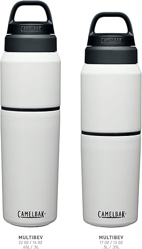 Miniatura 11 de CamelBak MultiBev - Botella de agua aislada de acero inoxidable y taza de viaje