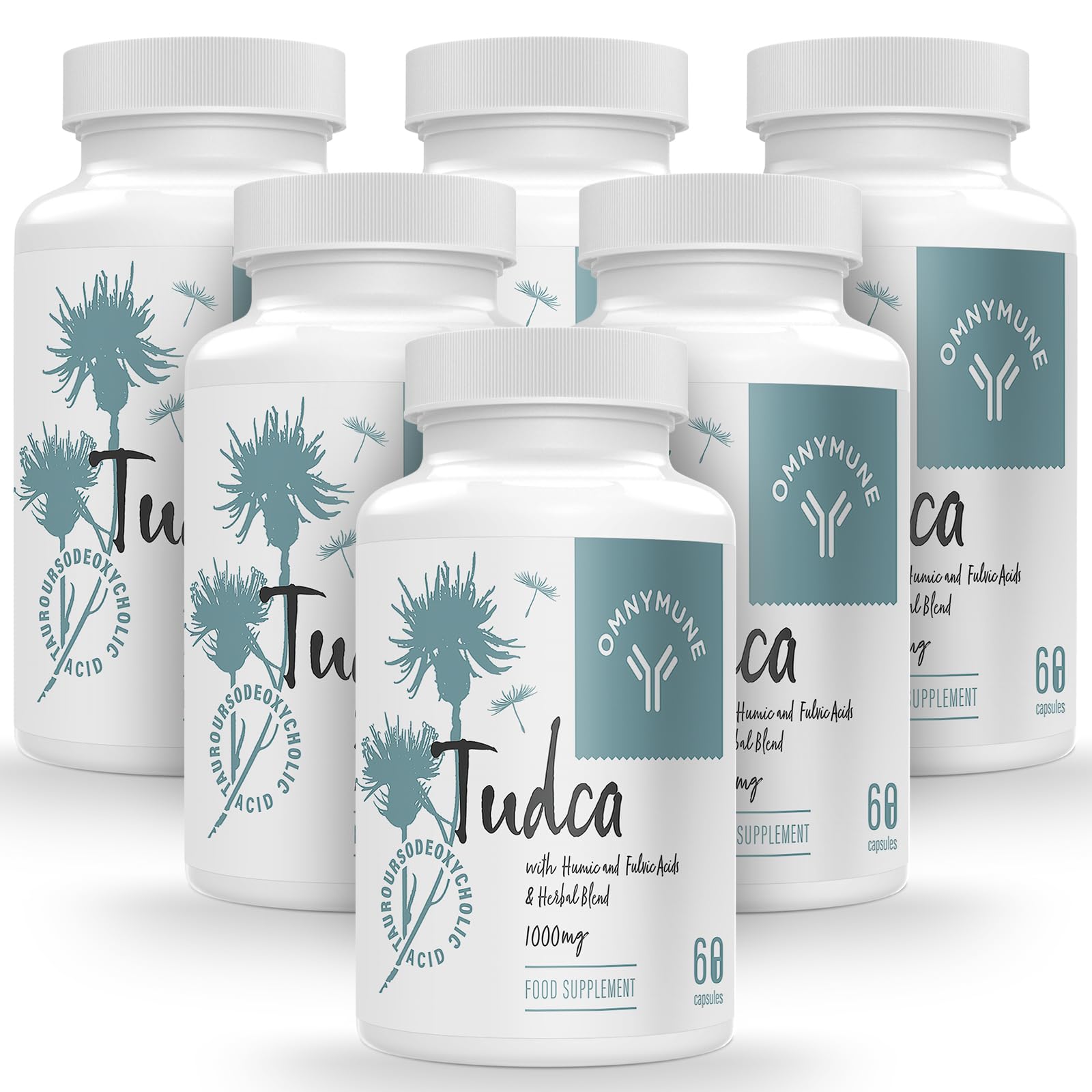 TUDCA – Supplément de Qualité – 1000 mg par Portion, Acide Tauroursodésoxycholique, 360 Gélules