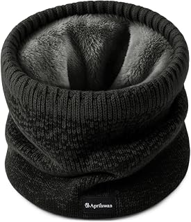Knitted Neck Warmer, Ombre Winter Ski Neck Gaiter for Men/Women