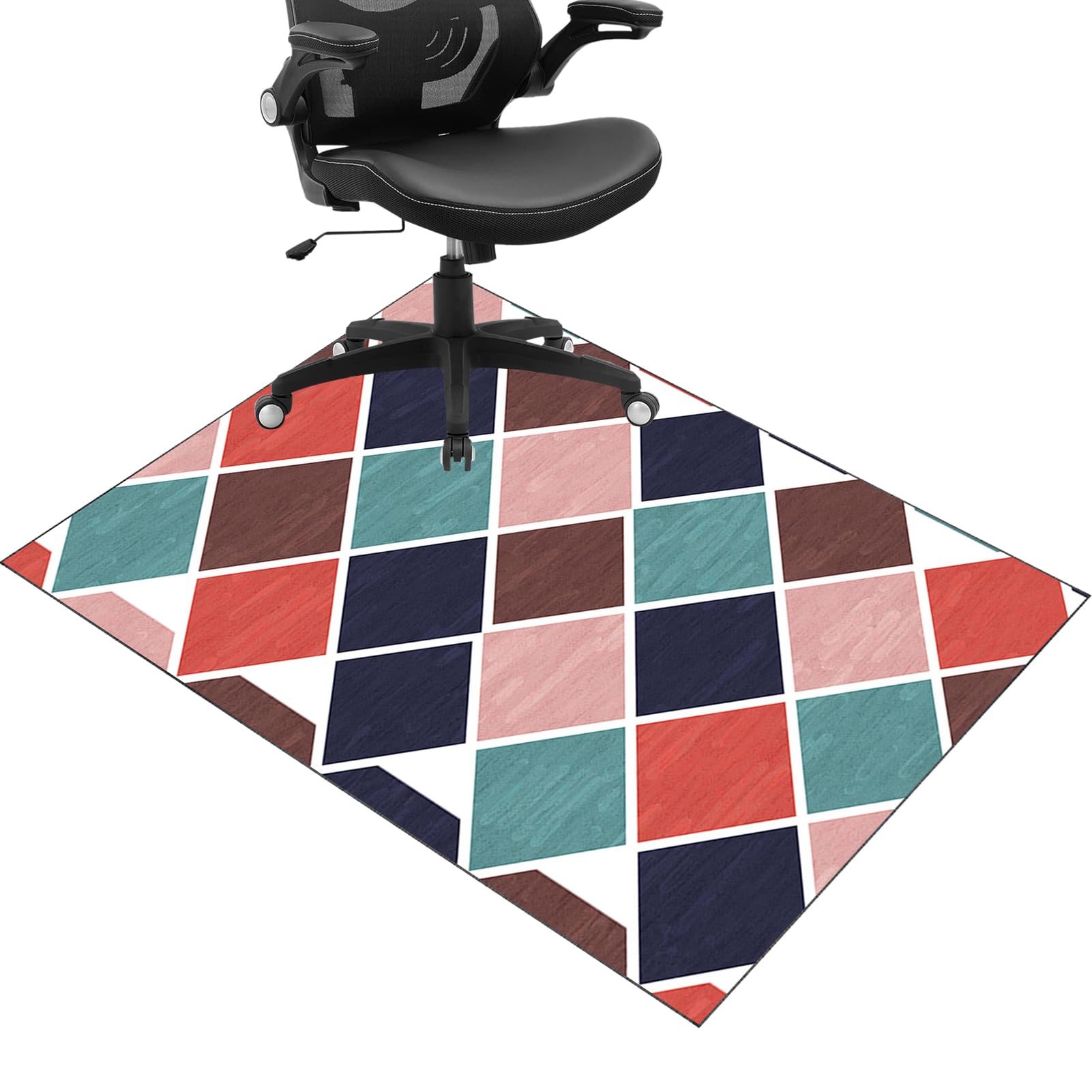 Office Chair Mat for Carpeted Floor, Computer Gaming Chair Mat, Heavy Duty Carpet Protector Chair Mat for Easy Glide, Carpet Chair Mats, Hardwood Floor Protector Mat for Home and Office 100 x 140 cm