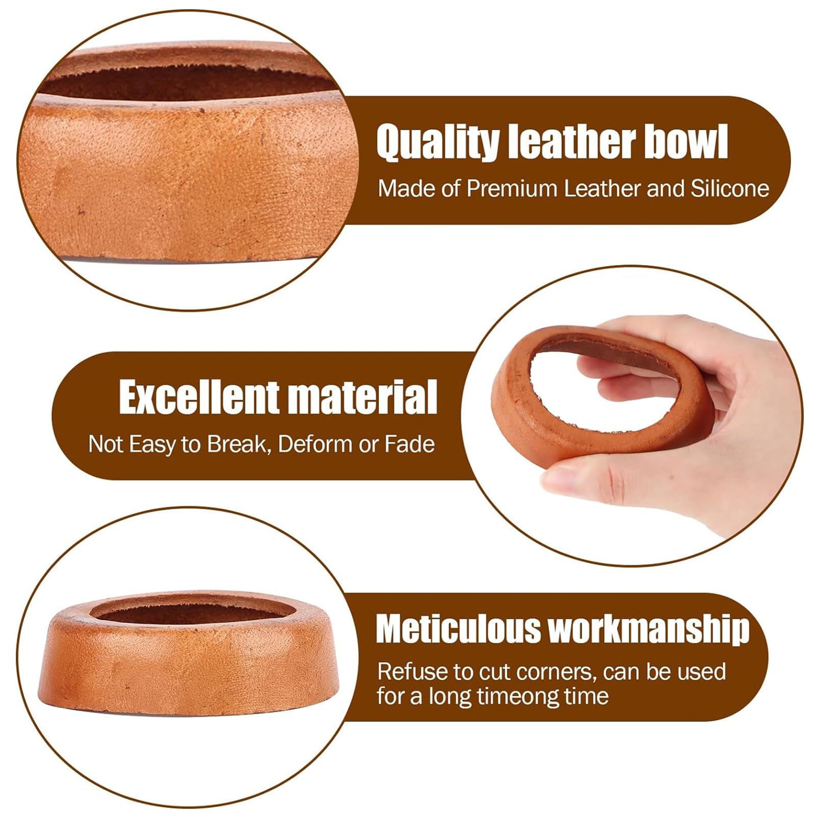 Set di guarnizioni in pelle tipo 75, 4 pezzi, per pompa a mano, pompa da giardino, pompa a mano, manicotto in pelle, ricambio per pompa