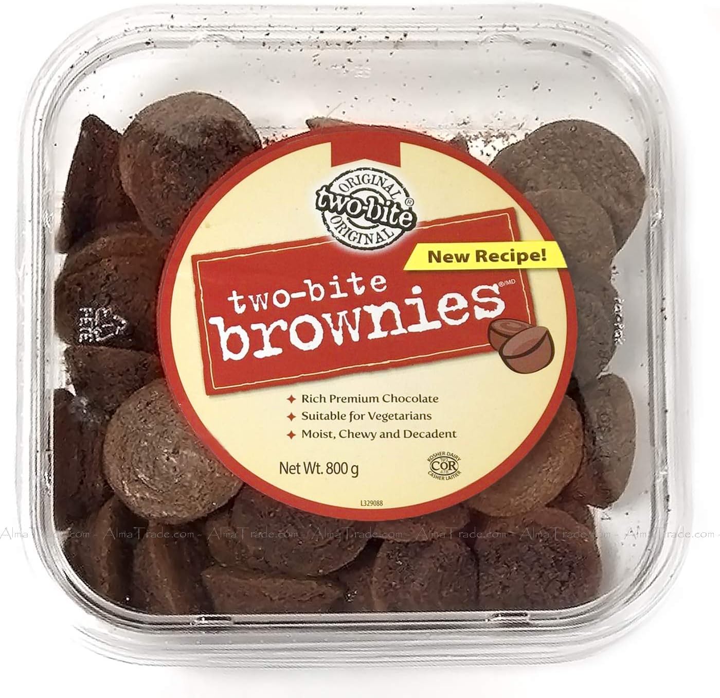 Two Bite Brownies Rich Moist Chewy Decadent Sweet Chocolate Cakes Pack of 800g