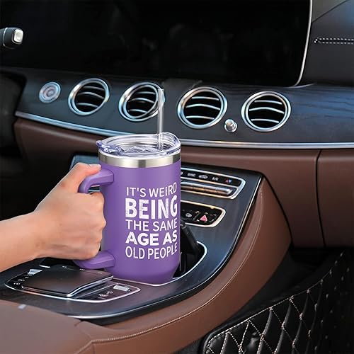 Vista 19 de NOWWISH Birthday Gifts for Men - Men Coffee Mug - Christmas Stocking Stufers Funny Gifts for Dad, Him, Husband, Grandpa, Father (14oz, Black)