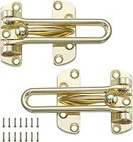 Vista 15 de WellMade Pestillo de bloqueo de puerta de barra oscilante, pestillo de seguridad de puerta para seguridad de los niños y seguridad del hogar