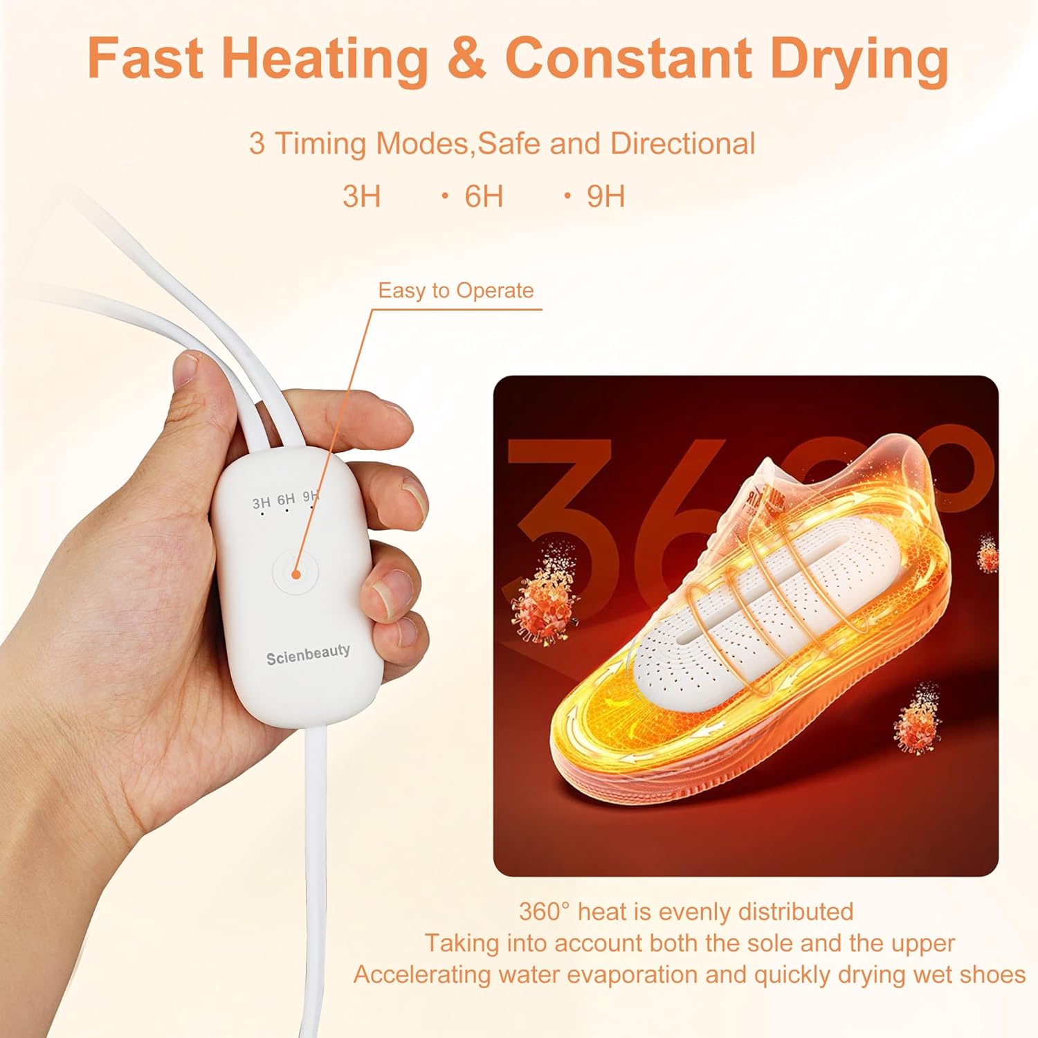 Portable Footwear Dryer with Timer Modes for Rainy Togo Ubuy