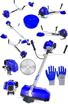 Steiner Alman Turbo 9200 Yan Tipi Benzinli Motorlu Ot  im T rpan   al  Bi me Makinesi T rpan  Mavi