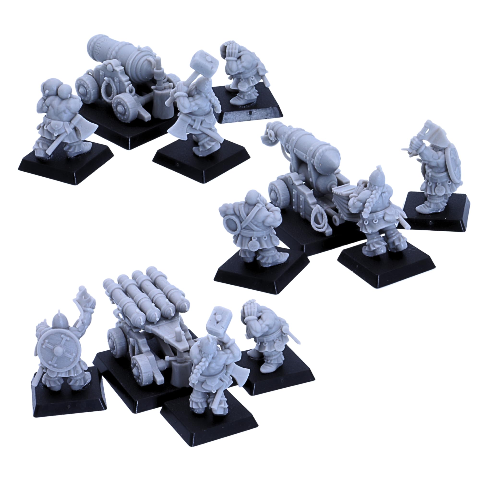 Forged Terrain Dwarf Cannon Artillery Unit Fantasy Miniature 32mm Tabletop Games Fantasy Dwarves Army - Image 3