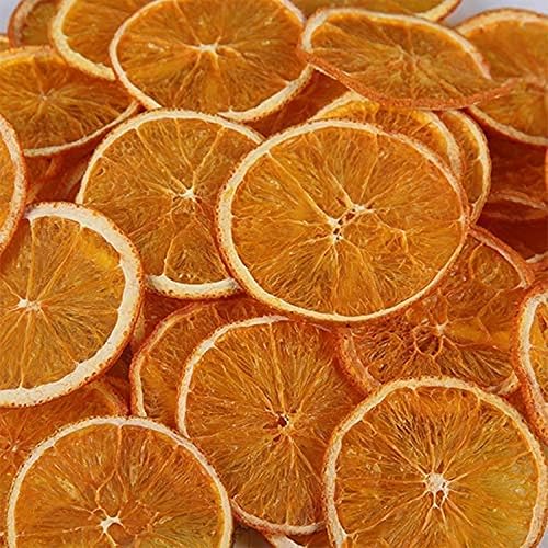 Rebanadas de naranja secas, té de frutas hecho a mano de secado a baja temperatura, rebanadas de naranja seca comestible para decoración de