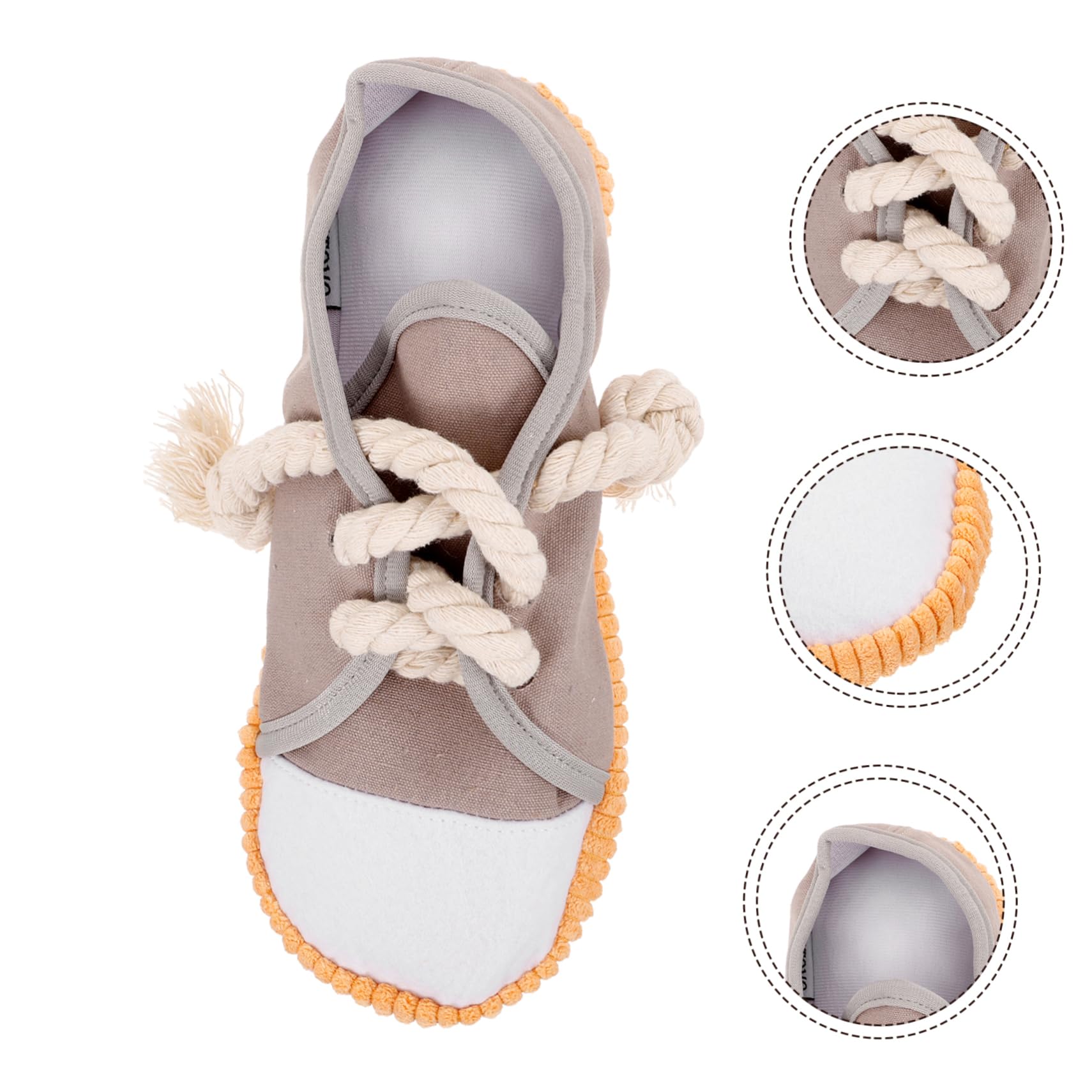 Milisten 4pièces Jouet Squeaky pour Chien Jouet De Nettoyage des Toile à Mâcher pour Chiens Et Chiots Agressifs