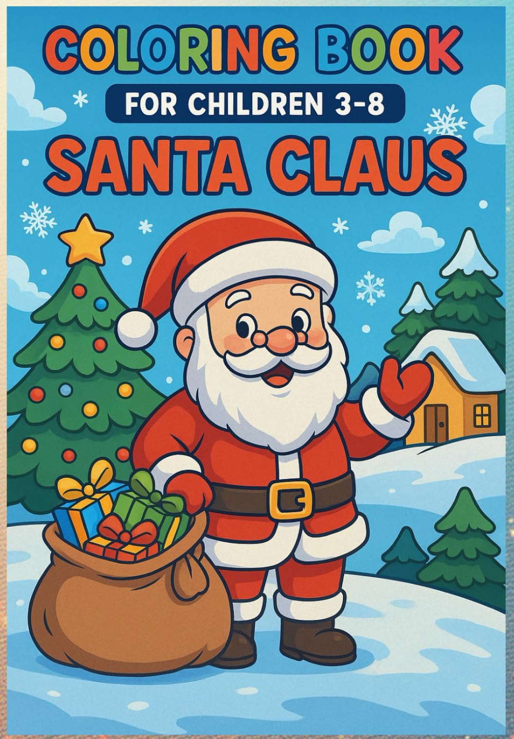 Coloring Book for Children 3-8: Santa Claus: Fun and Festive Holiday Coloring Pages with Santa Claus for Boys and Girls