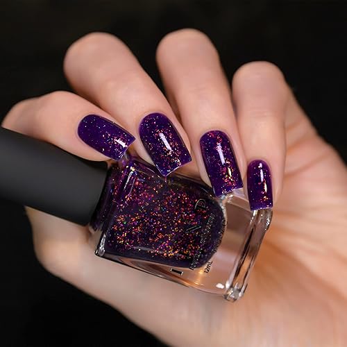 Miniatura 455 de ILNP Madison Ave Esmalte de uñas holográfico metálico rosa antiguo