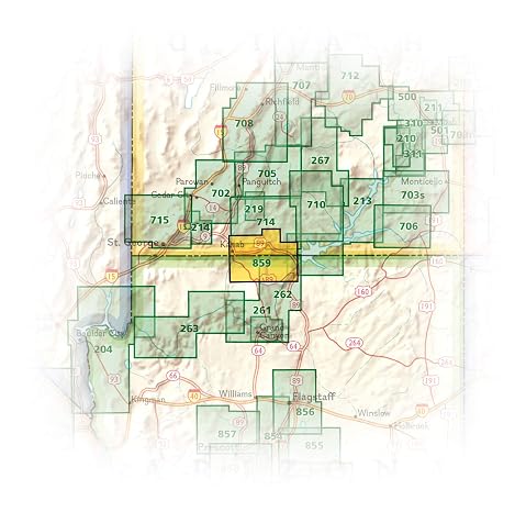 Paria Canyon, Kanab Map [Vermillion Cliffs National Monument, Grand Staircase-Escalante National Monument] (National Geographic Trails Illustrated Map, 859)