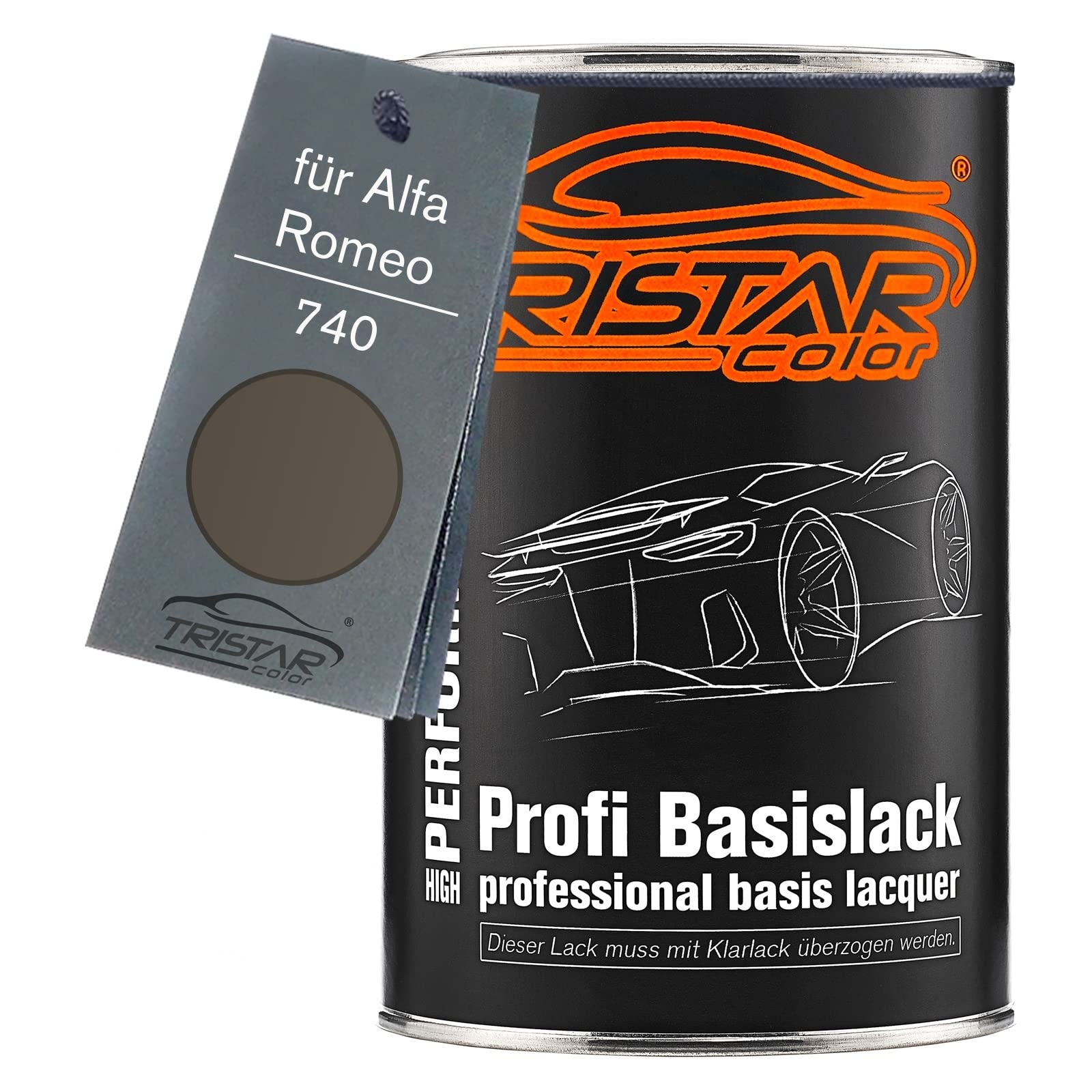 Stylo Retouche Alfa Romeo 740 Marrone Castle Rock