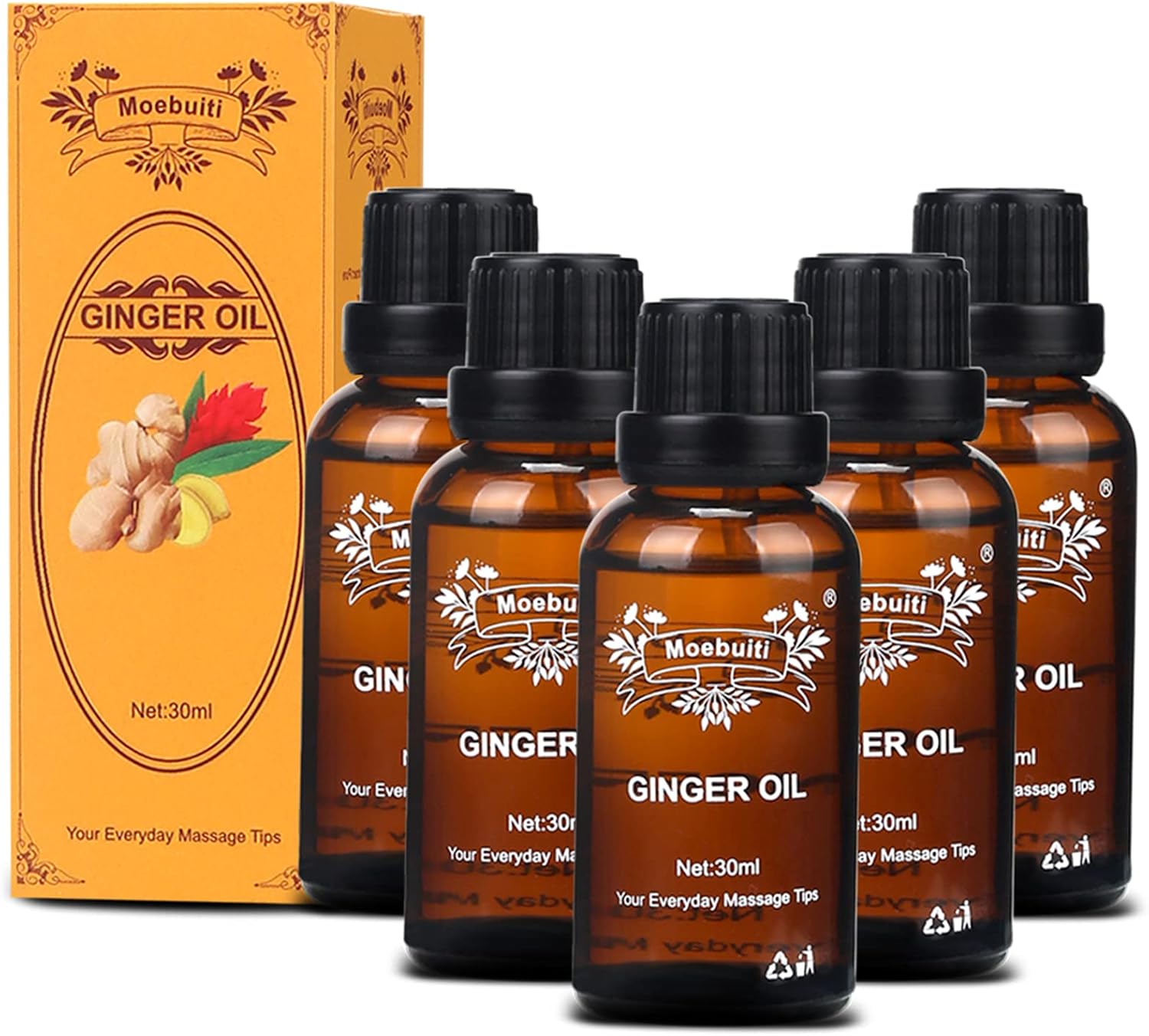 Ginger Oil, Lymphatic Drainage Ginger Oil, Ginger Essential Oil, Belly