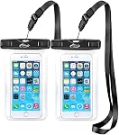 AiRunTech Waterproof Phone Pouch,Double Seal Phone Case for iPhone 17 16 15 14 13 12 Pro Max,Floating Bag for Pool Swimming Canoe Kayak Boating Paddle Board, Beach Camping Essentials Accessories