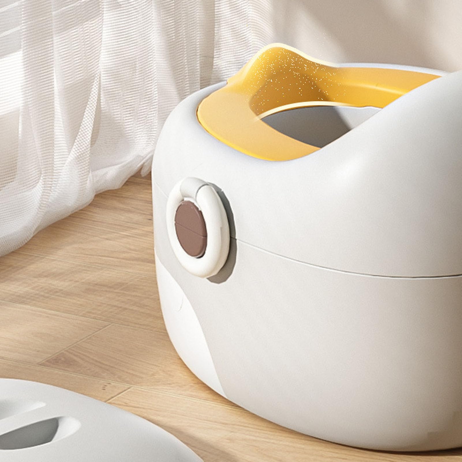 Hidyliu Versátil 3 en 1, Silla de Inodoro de Entrenamiento para Orinal de bebé con Orinal Desmontable para Niños Pequeños y Niñas, Diseño Ergonómico en PP