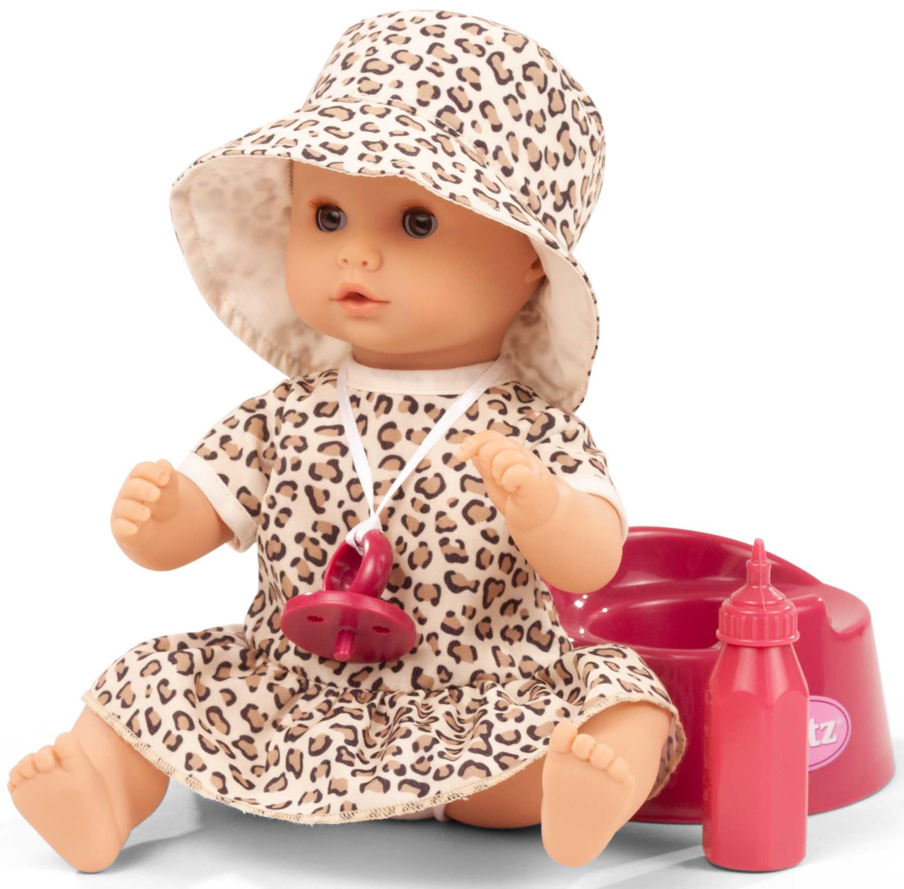AD7 Levensechte Babypop softbody met slaapogen zonder kleding met speen