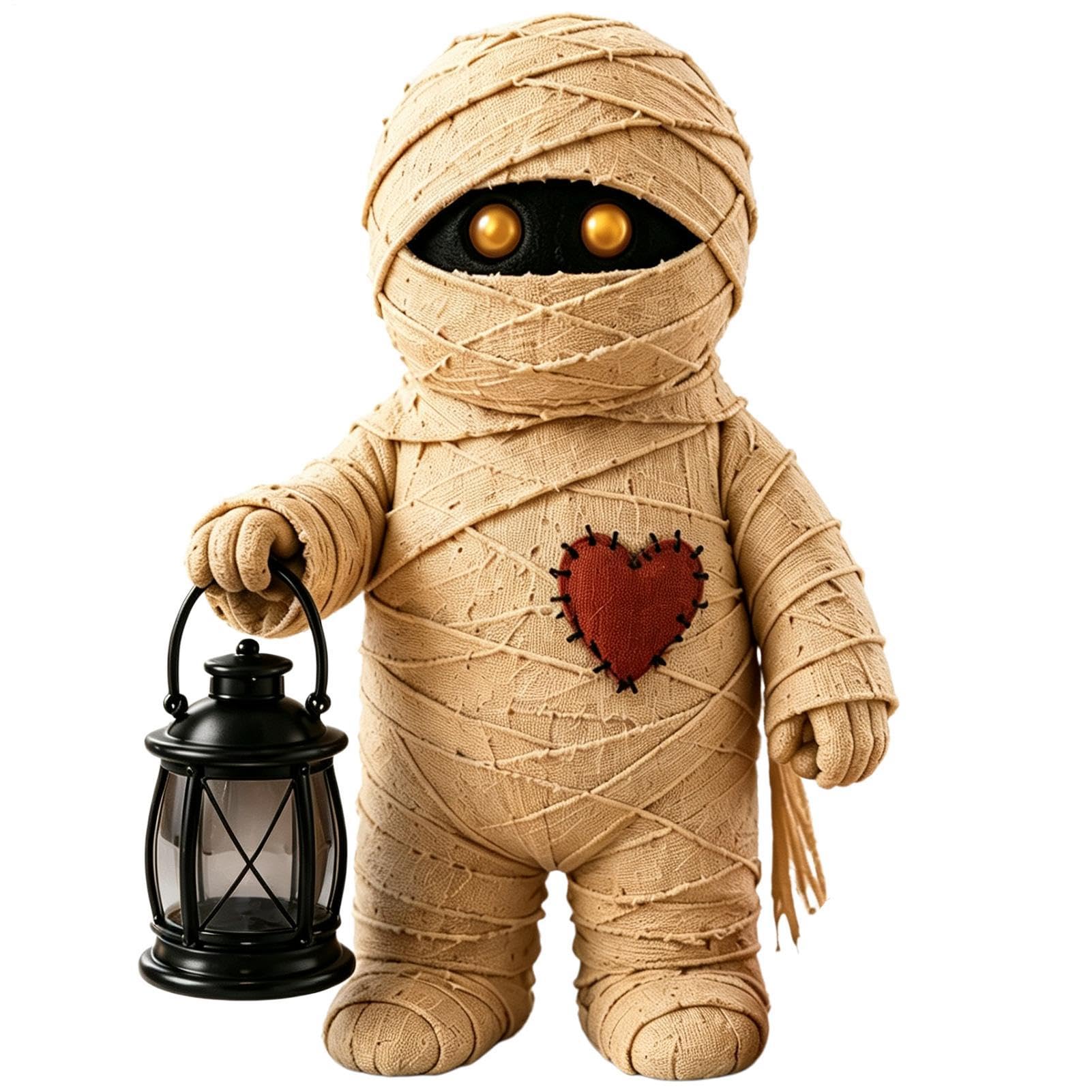 Halloweenowa statuetka upiorna rustykalna poziomowa taca statuetka ze