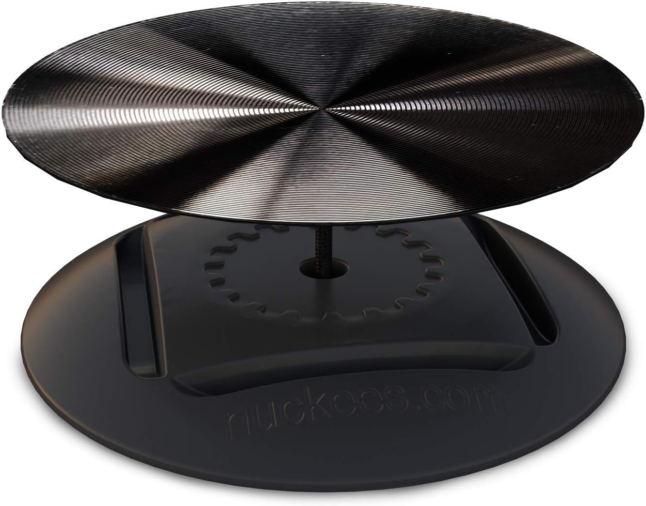 Nuckees Stand and Grip - Black Metal Vinyl