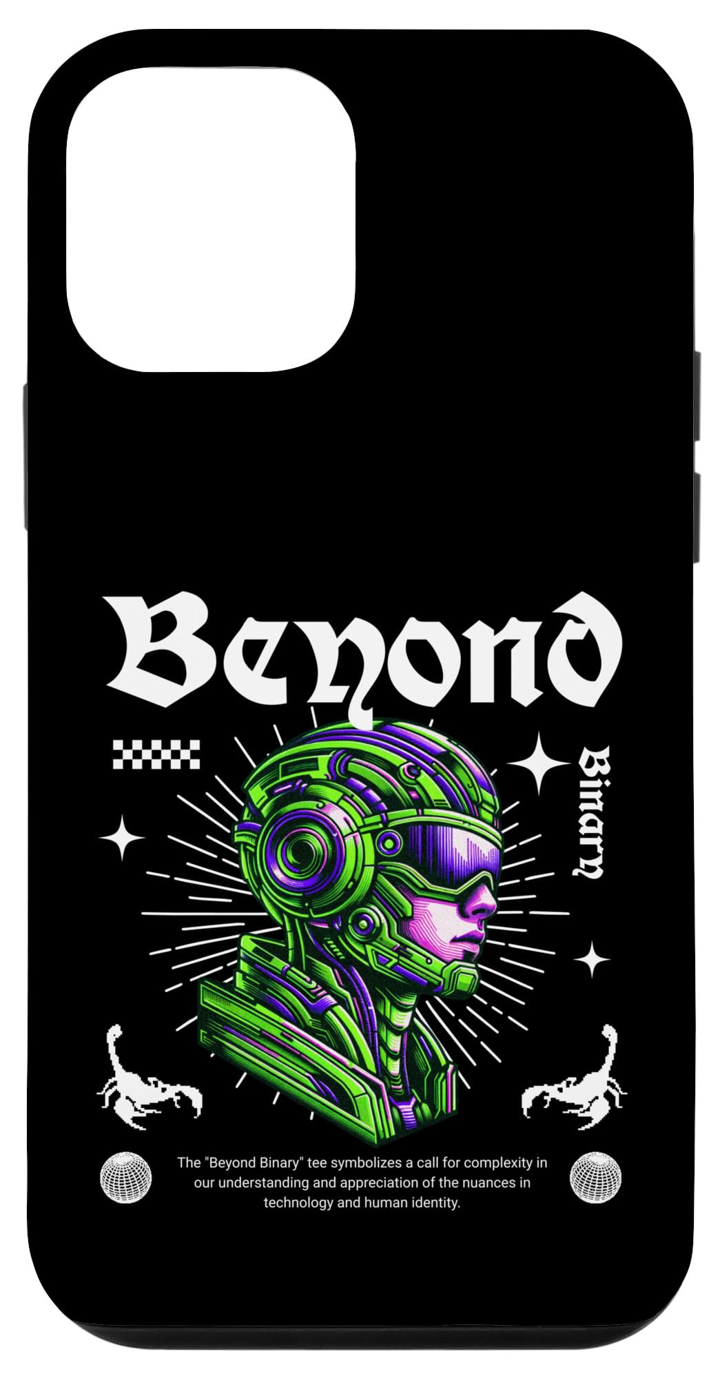 Coque iPhone 12 Mini cyberpunk pour protéger un téléphone de geek - 4