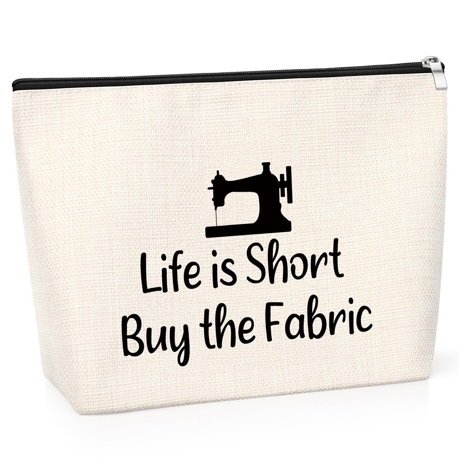 Sewing Gifts Makeup Bag Sewing Lovers Gift for Women Quilter Gifts Seamstress Gift Sewing Gifts for Sewing Lovers Thank You Gifts for Friend Colleague Quilting Presents for Quilters Makeup Travel Bag