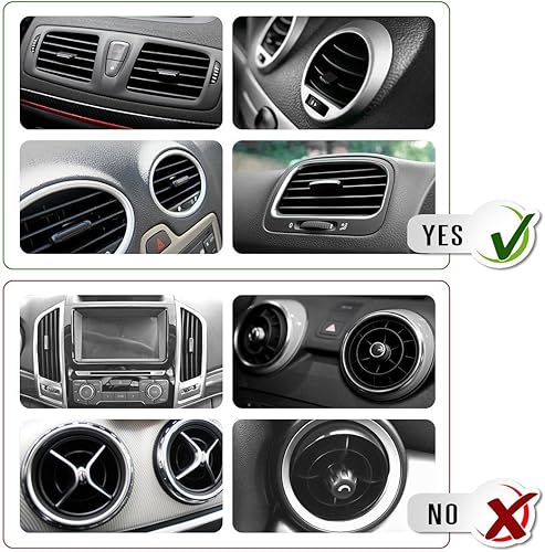 Miniatura 5 de IFLASH Soporte magnético, soporte magnético universal de ventilación para automóvil, rotación de 360 grados para visión multiángulo, soporte de