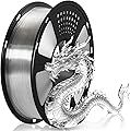 Geeetech PETG Filament 1.75mm Transparent, 1 KG (2.2lbs) Neatly Wound Spool 3D Printer Filament, High-Toughness, ±0.02mm Accuracy, Non-Clogging & Non-Stringing, Fits Most FDM Printers, Clear