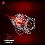 Mad Catz Rat X3 Souris Gamer Filaire USB - Souris Ergonomique 10 Boutons Programmables - Capteur Optique Pixart3389 16000 DPI - Souris Gaming PC Noire RGB Switch Omron 50 Millions Frequence 3000Hz - 6