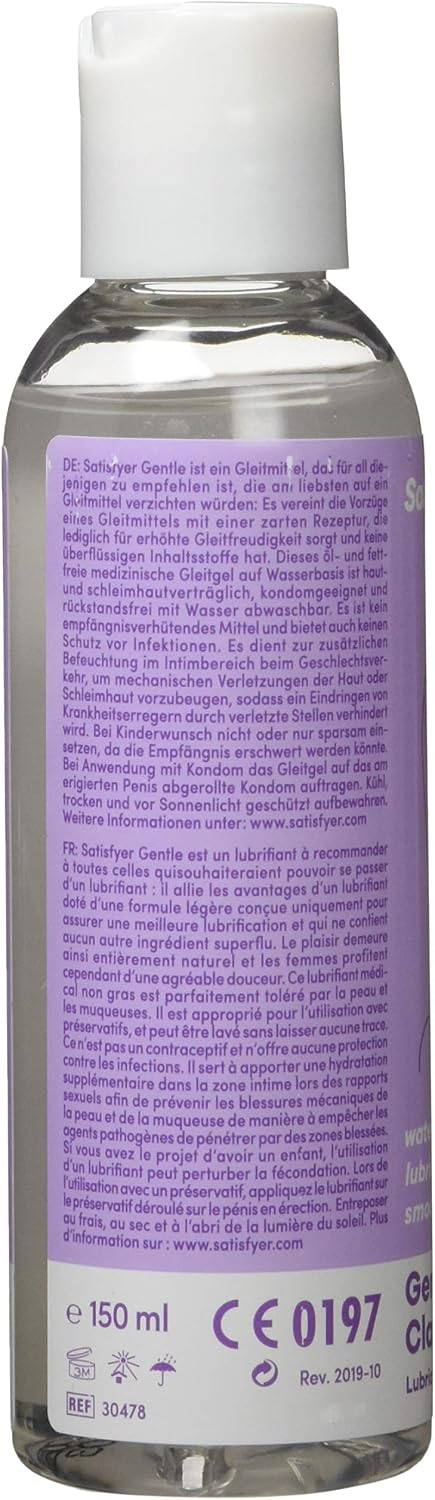 Satisfyer Women Lubricant 'Gentle Classic', Transparent, 200 g (Pack of 1) - Image 3