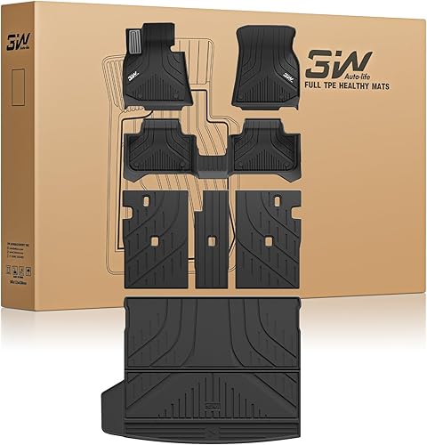 Miniatura 35 de 3W BMW Serie 5 G30 Alfombrilla de Maletero Apta para 2017-2023 Todo Clima TPE Alfombrillas de Maletero Ajuste Personalizado para BMW Serie 5 520i