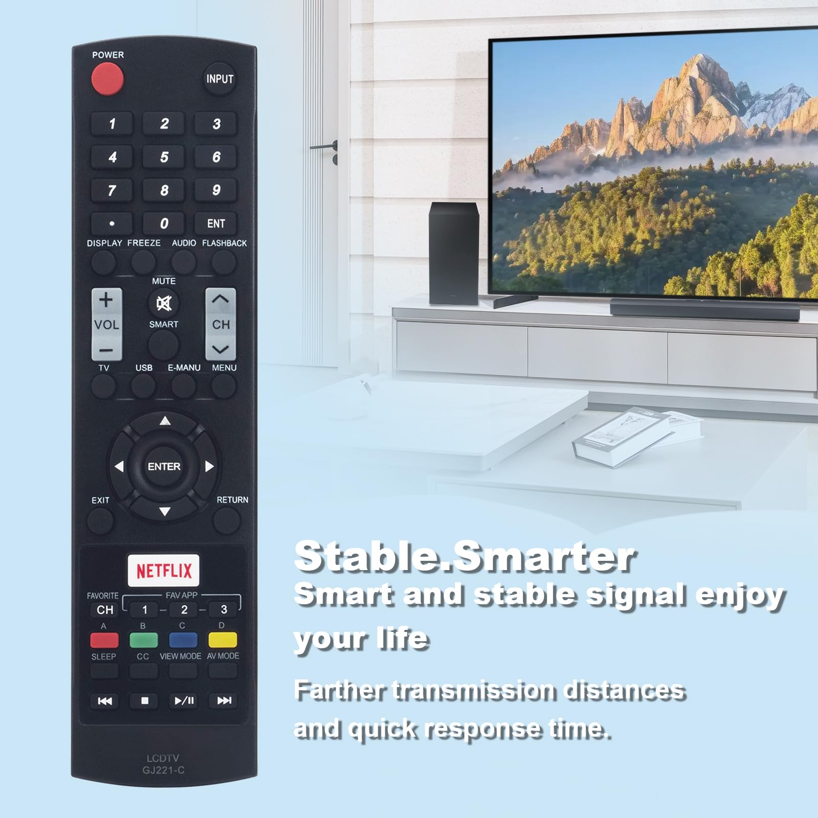 シャープgj221-c OEM HDTVのリモート・コントロールlc-40le653u、lc-43le653u Amazon.com: New GJ221-C Remote Control Replacement for Sharp AQUOS