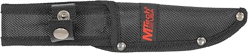 Vista 13 de MTech USA MT-20-35 cuchillo de hoja fija, con hoja de punta caída negra, mango de plástico, 8 pulgadas en total