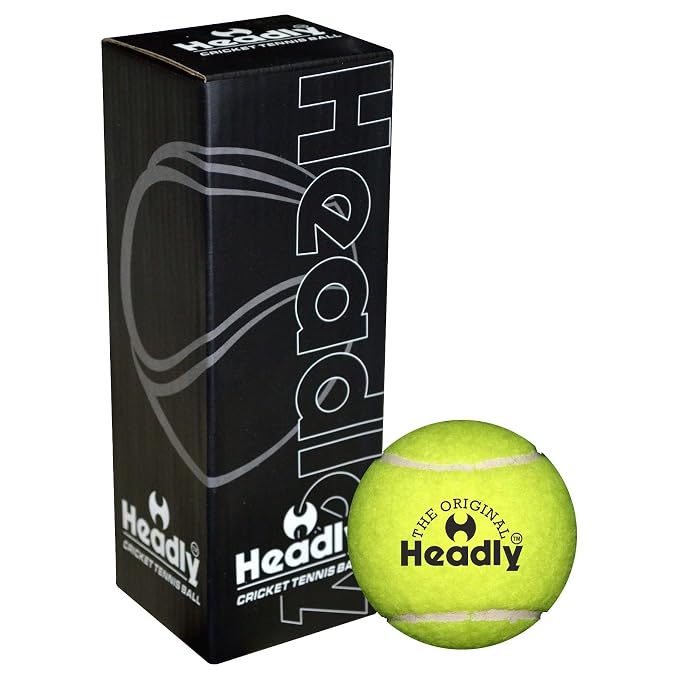 Silver's Headly Light Cricket Tennis Ball, Pack of 3, Yellow, Adult Size
