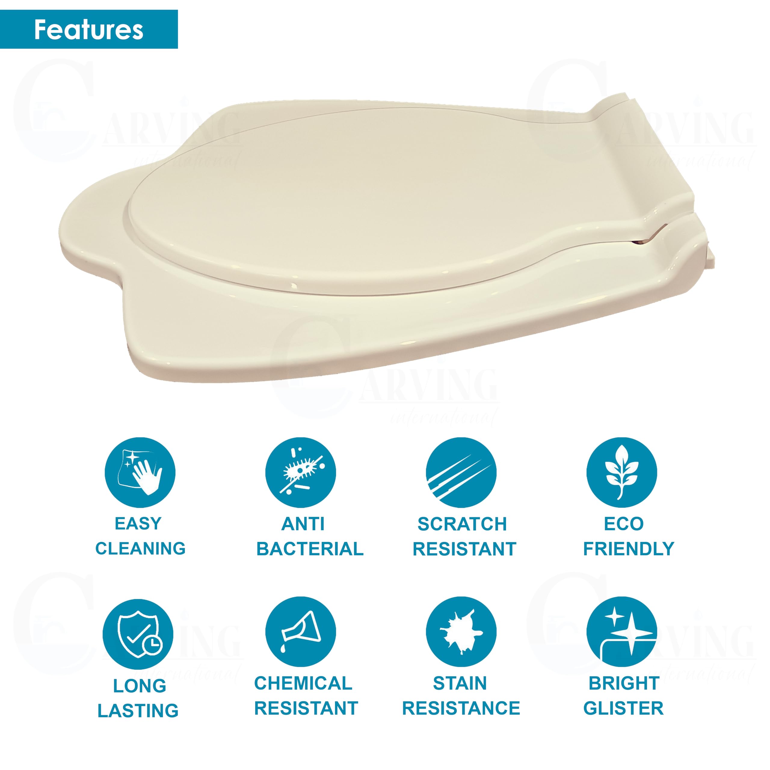Anglo Toilet Seat Cover - Durable & Stylish -6