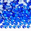Blinginbox Hotfix Rhinestones for Clothes,1440pcs Hot Fix Rhinestones Crystal Gems for Crafts Decoration, Blue Neon, SS10