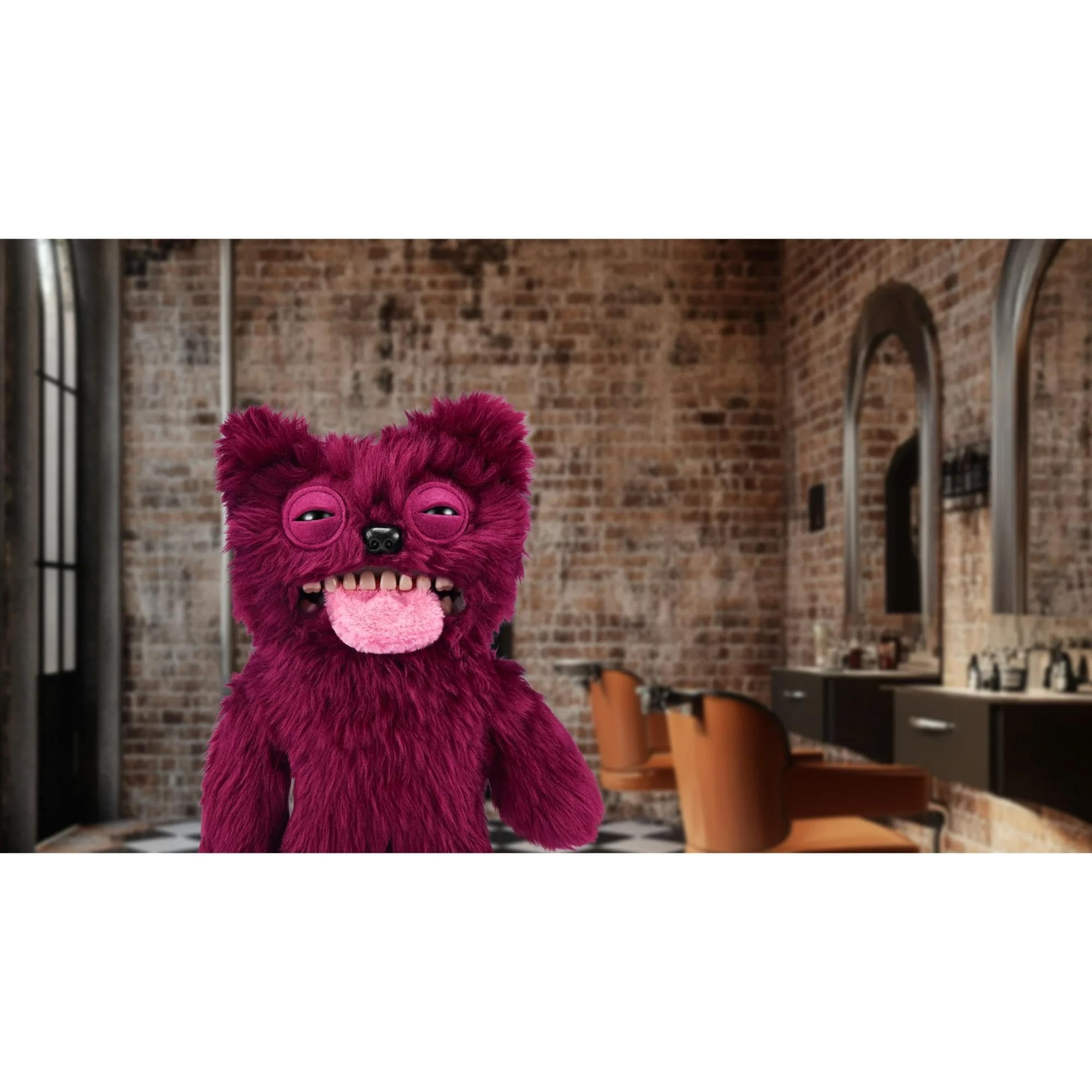 ZURU Fugglers Hairy Fuggs - Divertido peluche de monstruo feo - 22,86 cm (Sir Belch)