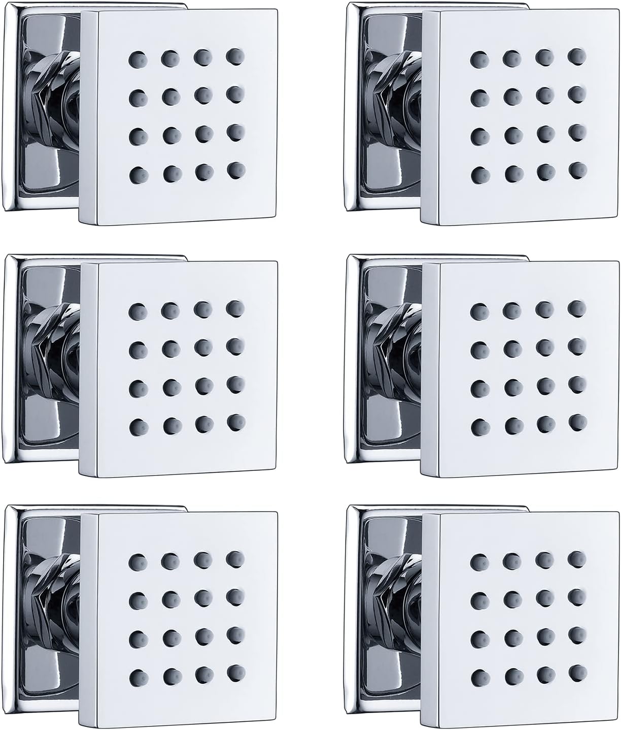 square body jet chrome 6pcs