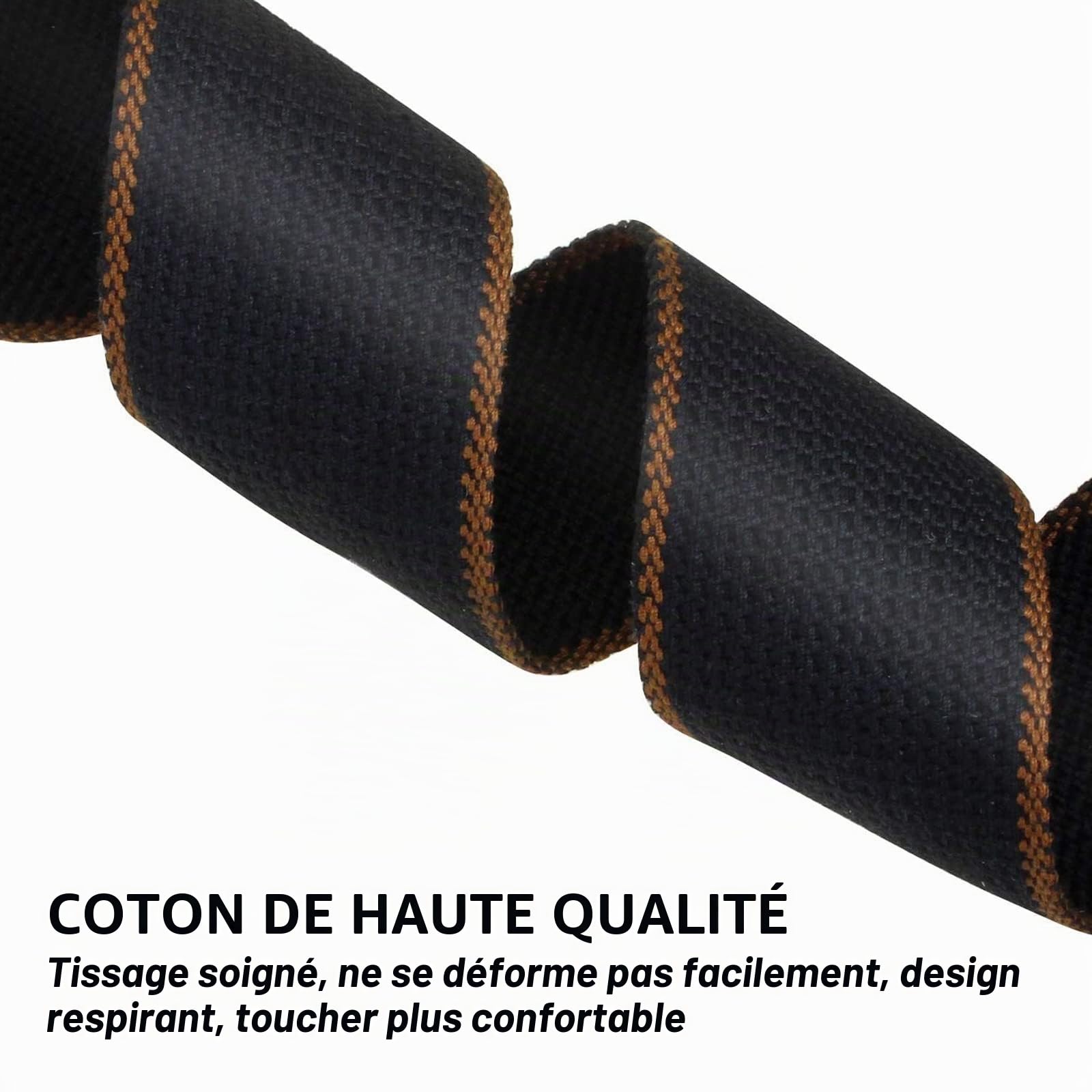 Lot de 4 Sangle de guitare avec extrémités en cuir Courroie de Guitare Longueur réglable avec 10 médiators verrous de sangle pour guitares basses électriques et acoustiques