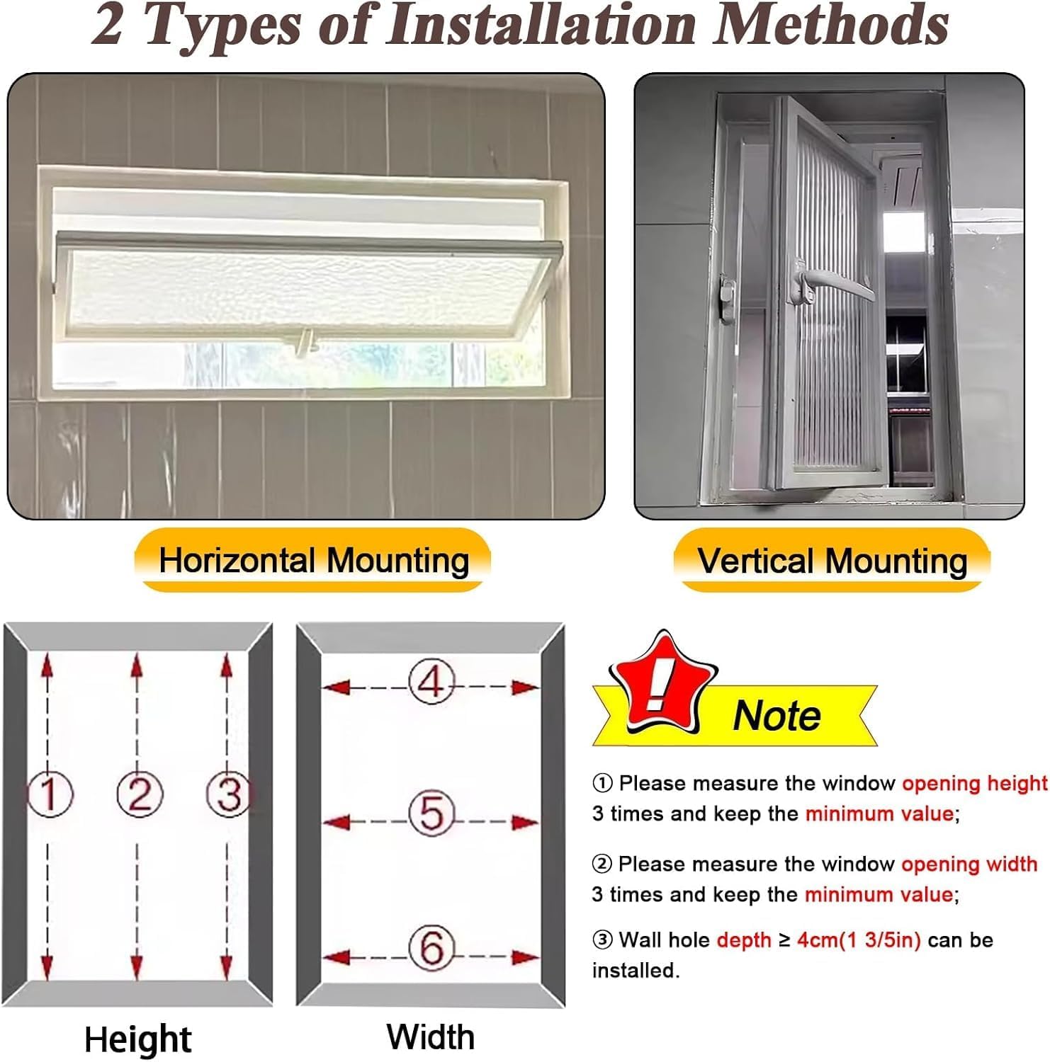Flush Mount Hopper Privacy Windows with Lockable Handle, Rectangular Rotating Glass Window, Bathroom/Kitchen/Basement/Loft Ventilation Vent Window, Custom Size(Black-a,WxH 50x24in/125x60cm)