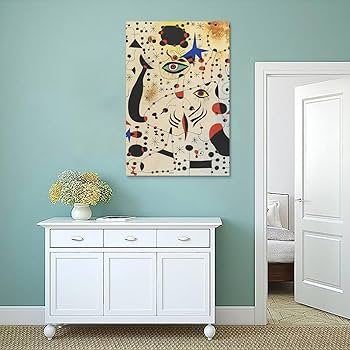 Amazon.co.jp: ジョアン・ミロJoan Miro絵画作品（恋する女性の