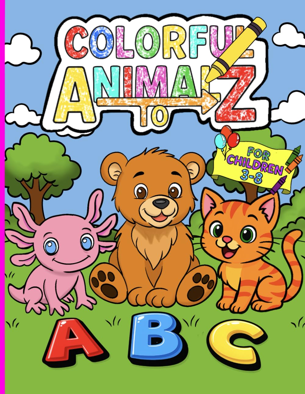 Colorful Animalz A to Z: A Playful Coloring Adventure for Kids